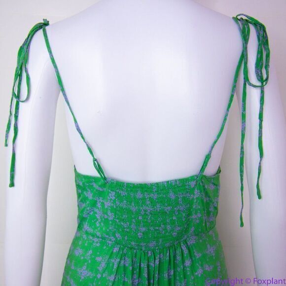 NEW Intimately Free People Caught Up Printed Slip Dress, Green, M - Picture 13 of 15